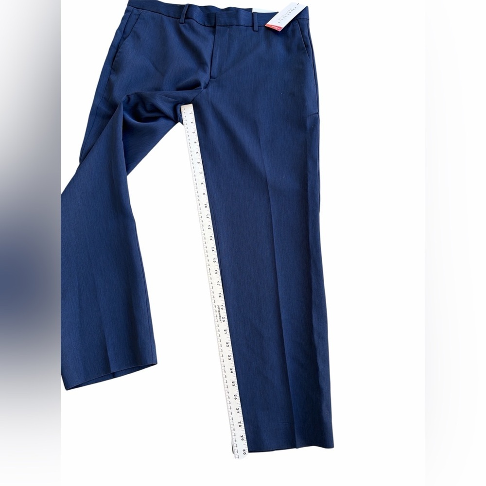 Perry Ellis Modern Fit Navy Trousers - Picture 3 of 5